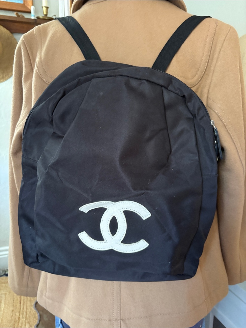 CHANEL VIP Gift Nylon backpack